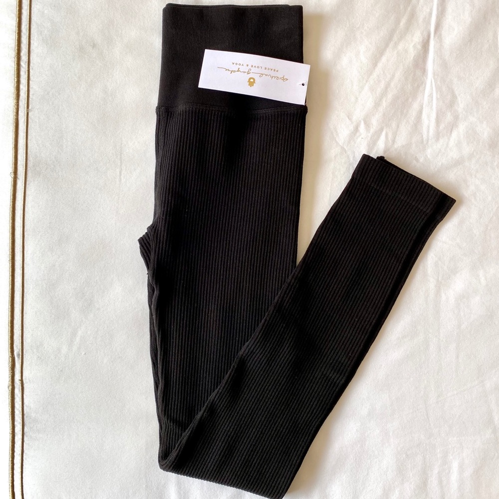 NWT Spiritual Gangster Metta Ribbed Leggings XS/S